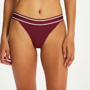 Cotton Thong - Red